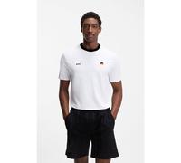 BOSS T-shirt en coton stretch avec drapeau du pays et logo - Style TS_BB BC Lux Tee, 50562134 Allemagne XL