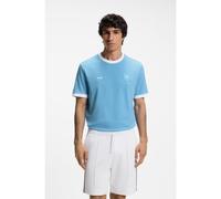 BOSS T-shirt en coton stretch avec drapeau du pays et logo - Style TS_BB BC Lux Tee, 50562134 Argentine L