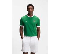 BOSS T-shirt en coton stretch avec drapeau du pays et logo - Style TS_BB BC Lux Tee, 50562134 Mexique M
