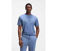 Boss Globe Logopattern 10278673 Short Sleeve T-shirt Bleu L Homme