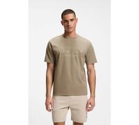 Boss Globe Logopattern 10278673 Short Sleeve T-shirt Marron S Homme