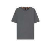 BOSS T-shirt en coton stretch avec logo contrastant - Style TChup, 50473278 Gris XXL