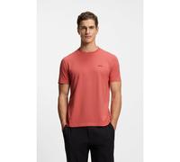 BOSS T-shirt en coton stretch avec logo contrastant - Style Tee, 50506373 Orange M