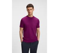 BOSS T-shirt en coton stretch avec logo contrastant - Style Tee, 50506373 Rose foncé XL