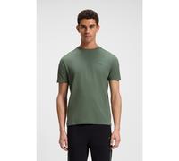 BOSS T-shirt en coton stretch avec logo contrastant - Style Tee, 50506373 Vert XXXL