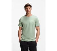 BOSS T-shirt en coton stretch avec rayures et logo - Style Taul, 50521245 Chaux M