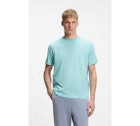 BOSS T-shirt en coton stretch avec ruban jacquard - Style TS_Union Tape, 50564121 bleu clair XL