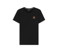 BOSS T-shirt en coton stretch d’inspiration équestre avec monogramme Double B - Style MAYA T - SHIRT BLACK, B7W0601 Noir XL