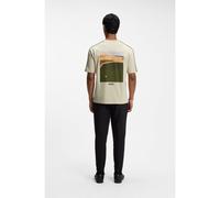 BOSS T-shirt en coton The Open à motif graphique d’inspiration Golf - Style TS_The_Open-26, 50566950 Beige clair XXL