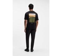 BOSS T-shirt en coton The Open à motif graphique d’inspiration Golf - Style TS_The_Open-26, 50566950 Noir S