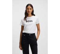 BOSS T-shirt en jersey de coton à logo contrastant - Style C_Elogo_5, 50501139 Blanc M