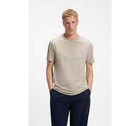 BOSS T-shirt en jersey de coton avec détail de logo - Style Tegood, 50508243 Beige clair S