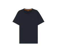 BOSS T-Shirt en Jersey De Coton avec Détail Logoté