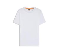BOSS T-Shirt en Jersey De Coton avec Détail Logoté
