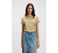 BOSS T-shirt en jersey de coton avec détail logoté - Style C_Esogo_1, 50506973 Beige L