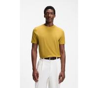 BOSS T-shirt en jersey de coton avec détail logoté - Style Thompson 01, 50565995 Or S