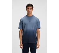 BOSS T-shirt en jersey de coton avec effet dégradé - Style Te_Gradient_IN, 50559039 Bleu XL