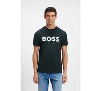 BOSS T-shirt en jersey de coton avec grand logo imprimé - Style Thinking 1, 50481923 Bleu foncé XXL