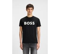 BOSS T-shirt en jersey de coton avec grand logo imprimé - Style Thinking 1, 50481923 Noir XXXL
