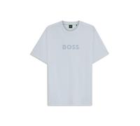 BOSS T-shirt en jersey de coton avec logo d'inspiration golf - Style TS_Terrace Logo, 50559361 bleu clair M