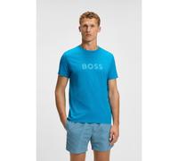 BOSS T-shirt en jersey de coton avec logo imprimé - Style T-Shirt RN, 50491706 Turquoise XL