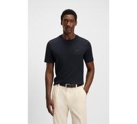 BOSS T-shirt en jersey de coton avec logo - Style Thompson 01, 50468347 Bleu foncé 5XL