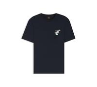 Hugo Boss T-shirt Movement 10276578 manches courtes bleu M Homme