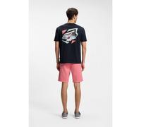 BOSS T-shirt en jersey de coton avec motif imprimé - Style Te_Movement, 50561872 Bleu foncé M