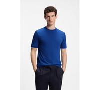 BOSS T-shirt en jersey de coton avec ourlets de manches rayés - Style Thompson 250_IN, 50560044 Bleu M