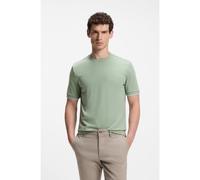 BOSS T-shirt en jersey de coton avec ourlets de manches rayés - Style Thompson 250_IN, 50560044 Chaux L