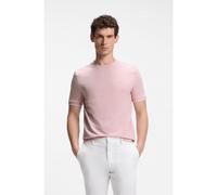 BOSS T-shirt en jersey de coton avec ourlets de manches rayés - Style Thompson 250_IN, 50560044 Rose clair XXL