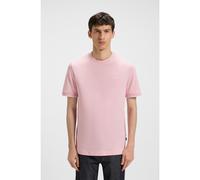 BOSS T-shirt en jersey de coton avec ourlets de manches rayés - Style Thompson 250_IN, 50560044 Rose clair XL