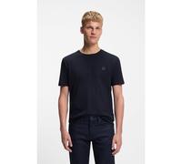 BOSS T-shirt en jersey de coton avec patch logo - Style Tales, 50508584 Bleu foncé 4XL