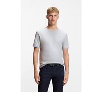 BOSS T-shirt en jersey de coton avec patch logo - Style Tales, 50508584 Gris chiné 4XL