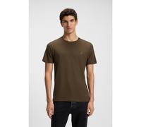 BOSS T-shirt en jersey de coton avec patch logo - Style Tales, 50508584 Marron foncé L