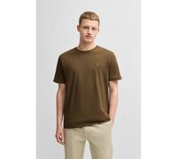 BOSS T-shirt en jersey de coton avec patch logo - Style Tales, 50508584 Marron foncé M