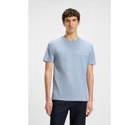 BOSS T-shirt en jersey de coton avec patch logoté - Style Tales, 50508584 bleu clair M