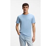 BOSS T-shirt en jersey de coton avec patch logoté - Style Tales, 50508584 bleu clair XXL
