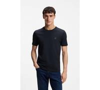 BOSS T-shirt en jersey de coton avec patch logoté - Style Tales, 50508584 Bleu foncé XS