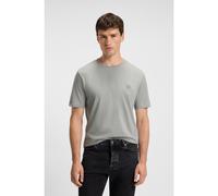 BOSS Hommes Tales T-Shirt en Jersey de Coton avec Patch Logo