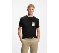 BOSS T-shirt en jersey de coton logoté - Style Te_Plain, 50556023 Noir XXL