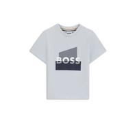 BOSS T-shirt enfant en coton à logo graphique - Style J52879/78K02A, J52879 bleu clair 81
