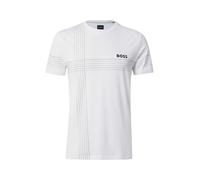 BOSS T-Shirt fonctionnel 'Check TOC' or / noir / blanc, Taille S