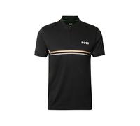 BOSS T-Shirt fonctionnel noisette / noir / blanc, Taille L