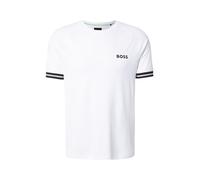 BOSS Active T-shirt Slim avec motif de balle de tennis en gaufrage - Style TS_TOC Serve 2, 50559207 Blanc L