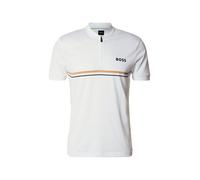 Hugo - T-shirt zippé en jersey - Homme - Tops - Blanc - Taille: 2XL