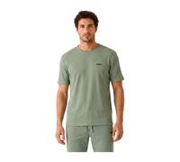 Boss - T-shirt gaufré - Homme - Tops - Vert - Taille: M