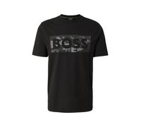 BOSS T-shirt en coton stretch avec logo artistique - Style TS_Globe LogoPattern, 50559363 Noir XXL