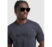 BOSS T-shirt Grid Logo - Bleu L