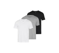 BOSS T-Shirt gris / noir / blanc cassé, Taille L